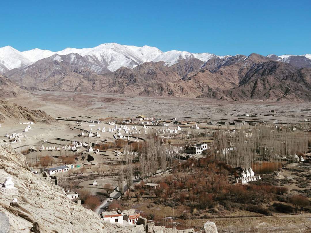 View of Leh city in Ladakh